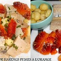 recette SALADE DE FILETS DE HARENGS A L'ORANGE