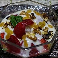 recette VERRINES DE FRUITS / AU YAOURT MAISON