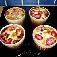 recette gratin de fraises