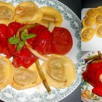 recette RAVIOLI AUX LEGUMES GRILLES