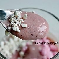 recette Crème à la confiture de framboises