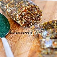 recette Barre énergétique à la spiruline, végan