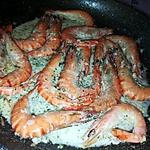 recette Gambas a la marinière