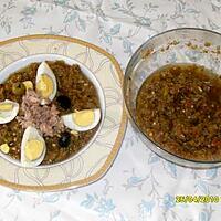 recette salade mechouia (c une trés bonne salade tunisiénne)