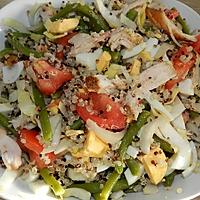 recette Salade de quinoa aux poulet