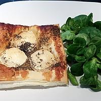 recette Feuilleté chèvre thym miel