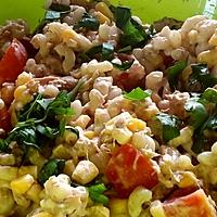 recette Salade de pâtes express au thon et basilic