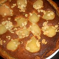 recette Tarte aux poires et aux amandes