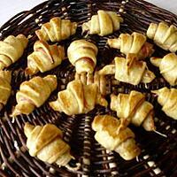 recette MINIS CROISSANTS APPERITIFS