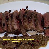 recette Magret de canard aux noix et aux grenades