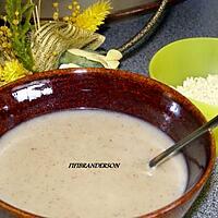 recette Potage aux champignons