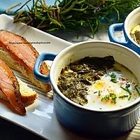 recette Oeuf cocotte à l'oseille du jardin