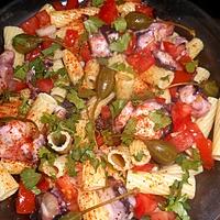 recette Salade de pates aux lamelles d encornets