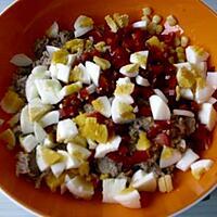 recette SALADE DE MAIS, THON, ….