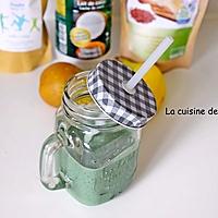 recette Smoothie poire, banane, coco, linette et spiruline