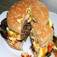 recette Hamburger maison aux 3 sauces