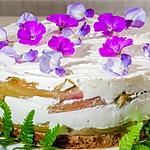 recette Cheesecake à la rhubarbe