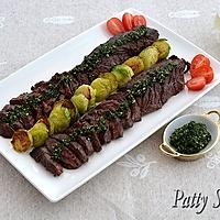 recette Onglet de Boeuf Grillé, Pesto de Persil