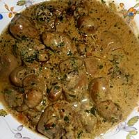 recette Rognon de veau sauce à l estragon