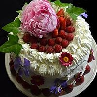 recette Layer cake aux fraises, très girly