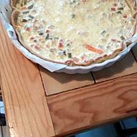 recette Quiche au thon, surimi et macédoine de légumes