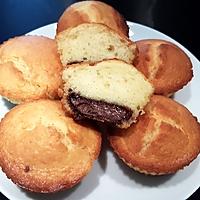 recette Muffins coeur nutella