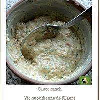 recette Sauce ranch pour accompagner une salade de pâtes