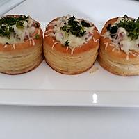 recette VOL AU VENT À LA FORESTIERE