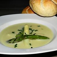 recette Velouté aux deux asperges