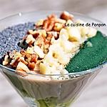 recette Crème dessert au fonio et kiwi, sans gluten et vegan