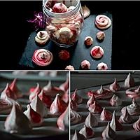 recette meringues bicolores