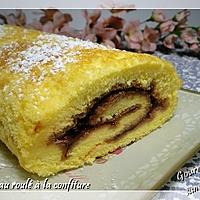 recette Gâteau roulé à la confiture sans gluten et sans lactose