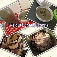 recette VELOUTE DE CHAMPIGNONS