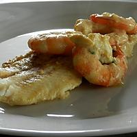 recette Filet de limande sauce à la moutarde et scampis