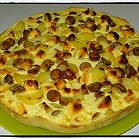 recette Tarte pomme de terre knacki vache qui rit