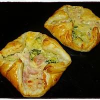 recette Feuilletés jambon brocolis