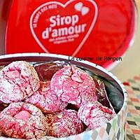 recette Amaretti à la rose et sirop d'amour