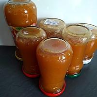 recette confitures pêches abricots