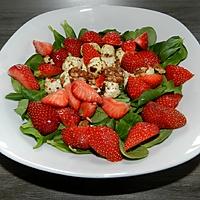 recette Quand les fraises se marient avec la salade