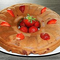 recette Gâteau au mascarpone et à la confiture aux fraises