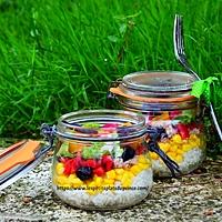 recette Salade jar, la salade qui se met en bocal