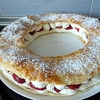 recette Couronne chantilly fraise