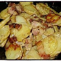 recette Pommes de terre sautées à la crème