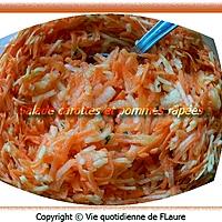 recette Salade carottes et pommes râpées