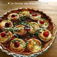 recette Tarte à la Tomate Fromage de Chèvre et Emmental