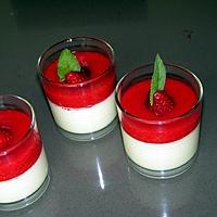 recette Panna cotta à la fraise