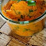 recette Purée de carotte froide au gingembre et à la coriandre