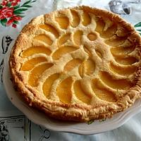 recette Tarte Bourdalou a la peche