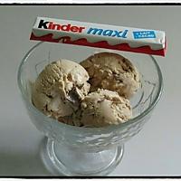 recette Glace au kinder maxi