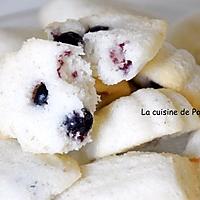 recette Financier coco et cassis, sans gluten